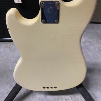 1966 Fender Mustang Bass - Arctic White image 4