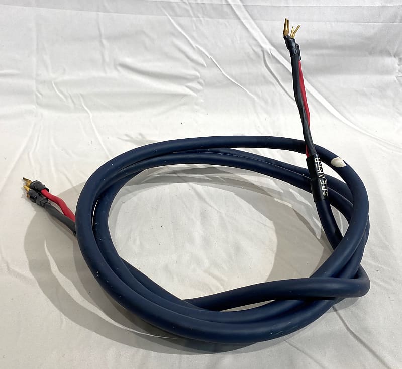 AudioQuest Indigo 2 Hyperlitz Speaker Cable (1 cable) 6.5ft Reverb