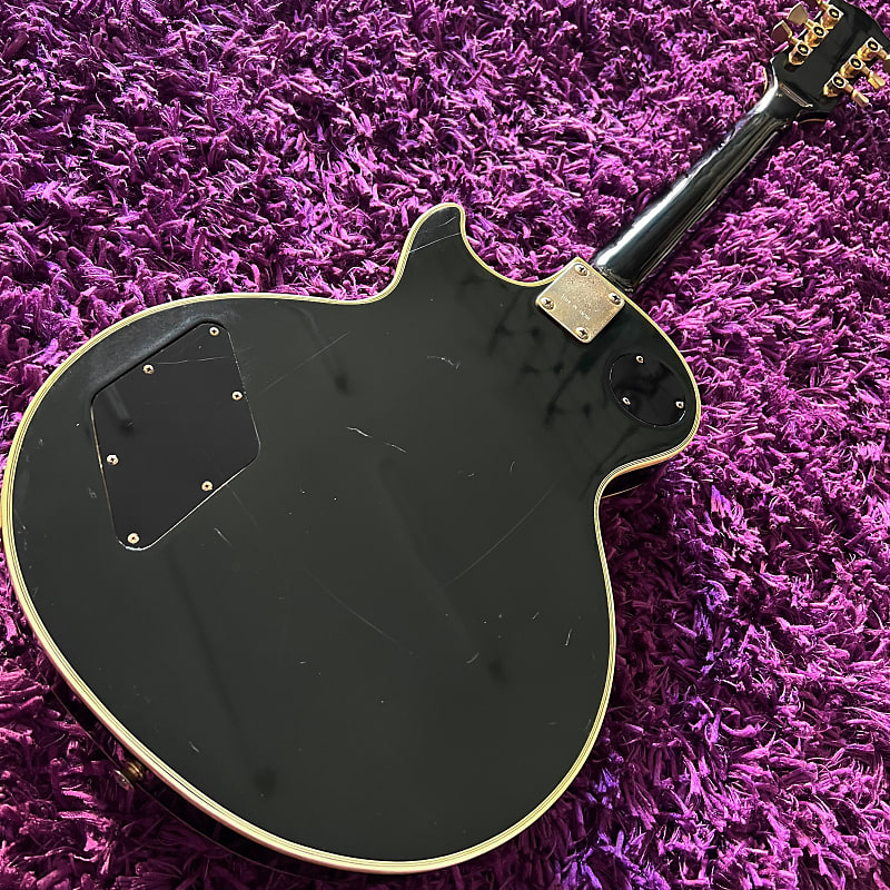 Early 1970s Greco EG-420B Les Paul Custom Black Beauty (w/ Embossed  Humbuckers) (MIJ Matsumoku)