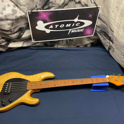 Ernie Ball Music Man StingRay 5 V sting ray 5-string Bass 1993 - Natural Maple for sale