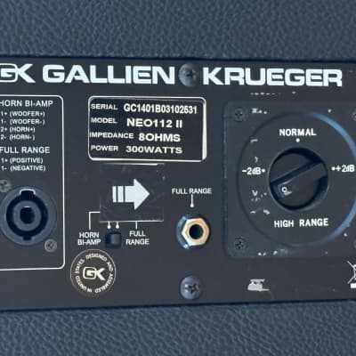 GK NEO 112 ii Lightweight 300 Watt 8 Ohm Bass Cab image 4