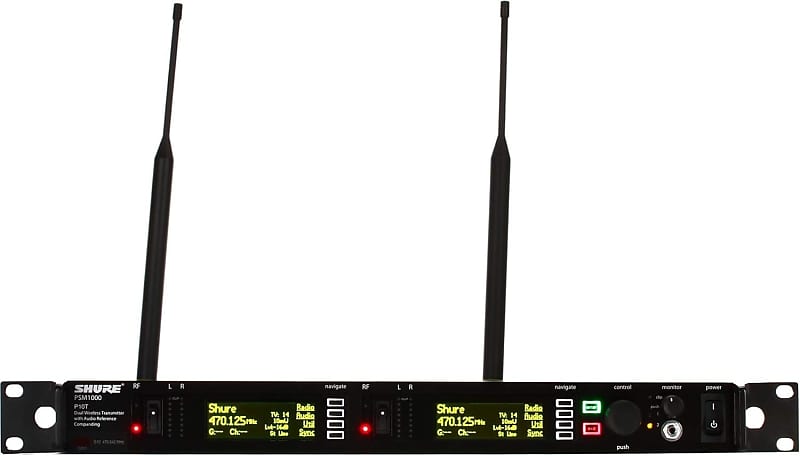 Shure P10T Dual Wireless Transmitter for PSM1000 - G10 Band, 470-542Mhz image 1