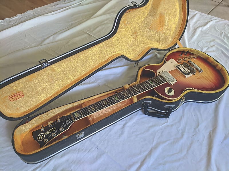 1976 Electra Les Paul MPC X330 Guitar- Cherry Burst- Pro Setup image 1