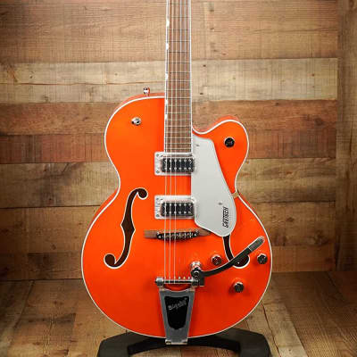 Gretsch G5420T Electromatic Classic Hollowbody Single-cut Electric Guitar with Bigsby - Orange Stain image 1