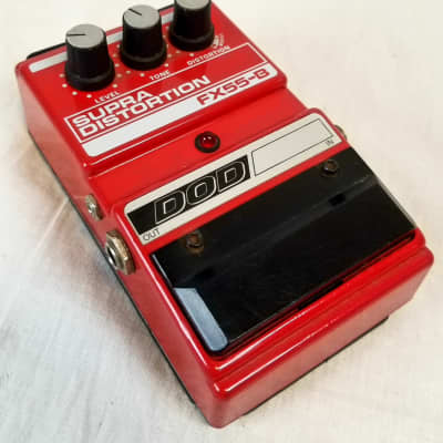 DOD Supra Distortion FX55-B Red 1990s | Reverb