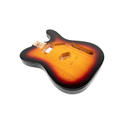 AE Guitars® T-Style Alder Replacement Guitar Body 3 Tone Sunburst image 4