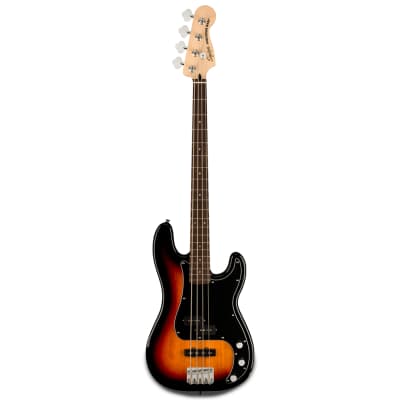 Fender Squier Affinity Precision Jazz Bass Guitar w/ Fender Play - 3 Color Sunburst image 2