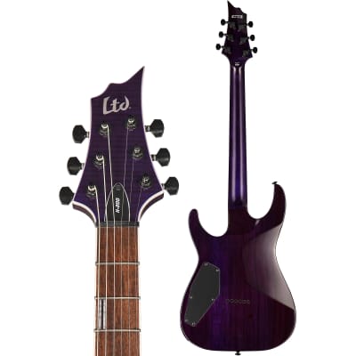 ESP LTD H-200 FM - See Through Purple Gloss Finish image 12