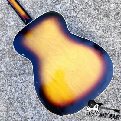 Luthier Special: Harmony Stella Full Sized Husk (1960s - Sunburst) image 8