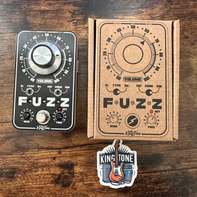 King Tone Guitar Mini Fuzz V2 - Black