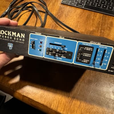 Rockman Stereo Echo with Line Drivers 1980's - (Vintage! Excellent cond.)