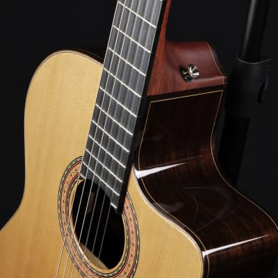 Guild GN-5NAT Classical Nylon Acoustic / Electric Solid Wood Cedar/Rosewood Guitar w/ OHSC image 6