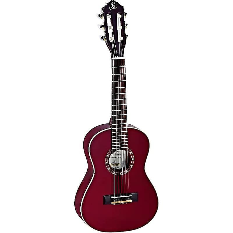 Ortega Guitars 6 String Family Series 1/2 Size Left-Handed Nylon Classical  Guitar w/Bag, Spruce Top-Natural-Satin, (R121L-1/2)
