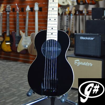 G-Sharp OF-1 Travel Guitar, Black (g# tuning, comes w/ gig bag) for sale