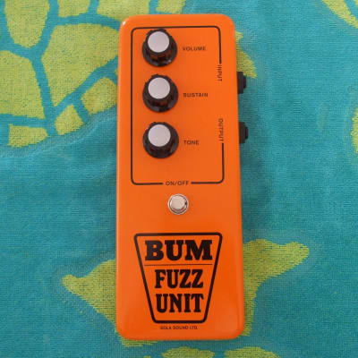Sola Sound Bum Fuzz guitar pedal 2019 D*A*M David Main JUMBO tone bender box NM  colorsound ZCD video image 1