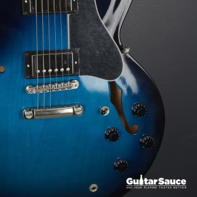 Gibson ES-335 DOT Blue Burst 2017 Used (Cod. 1453UG) image 3
