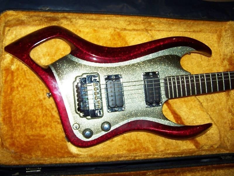 De Lacugo  Excelsior custom handmade electric Guitar  1994  sn 007 of  30  w/ SKB case TDL image 1