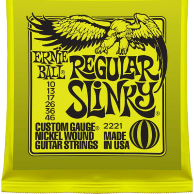 Ernie Ball Regular Slinky Nickel Wound Electric Guitar Strings - 10-46 Gauge image 2