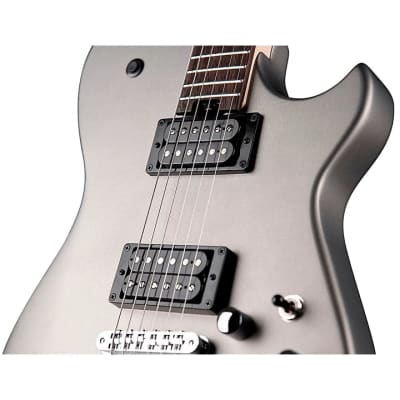 Cort Meta Series MBM-1 Matthew Bellamy Signature Guitar Silver image 9