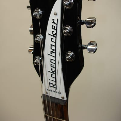Rickenbacker 330 Thinline Semi-Hollow Electric Guitar - JetGlo image 8