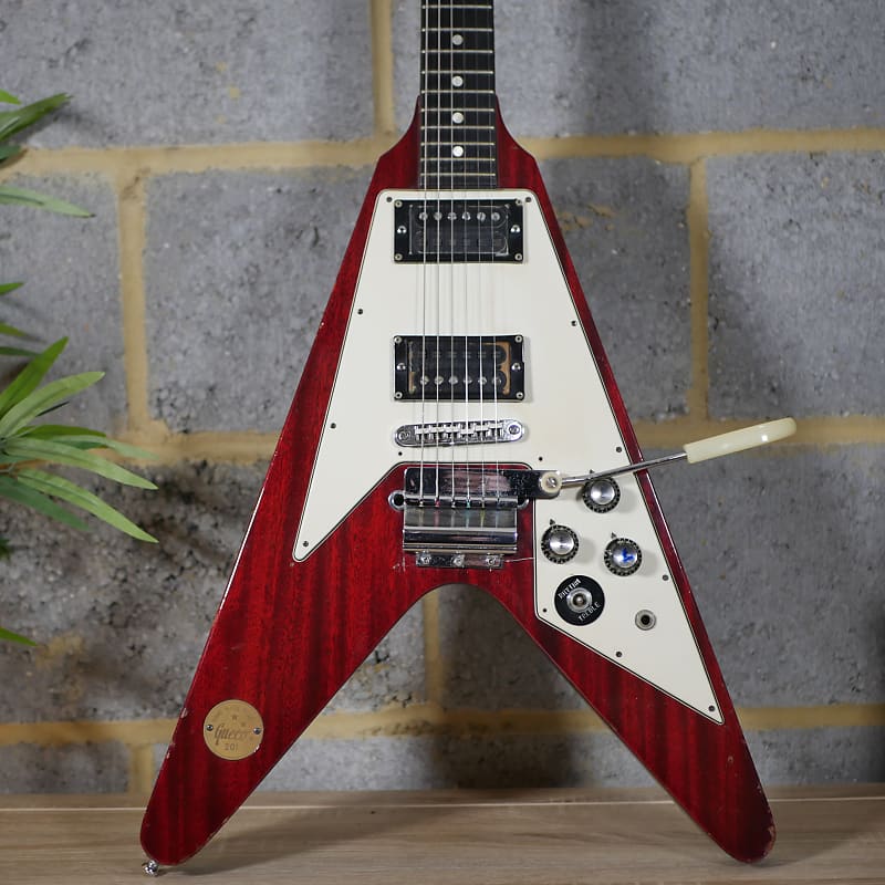 Greco FV-900 Handmade Medallion Flying V Made In Japan RARE 1972