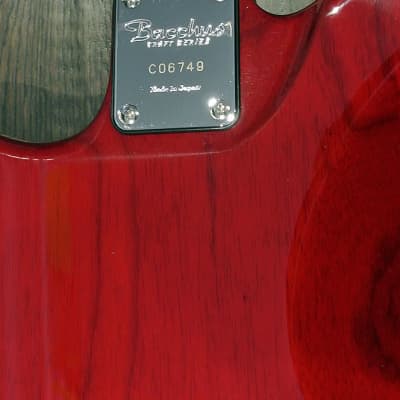 Bacchus Craft Japan Series - Windy Ash - Electric Guitar - Transparent Red - Clearance - Last One image 7