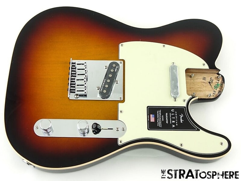 2023 Fender American Ultra Tele LOADED BODY, USA Telecaster USA 3TS Sunburst image 1