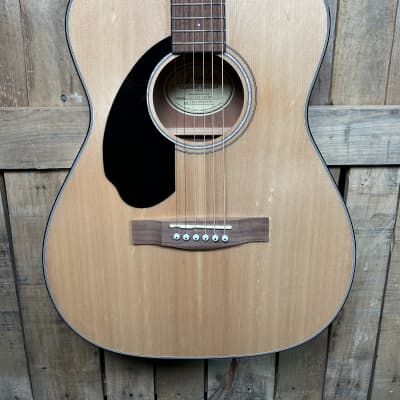 Fender CC-60S Lefty Acoustic Guitar-Natural image 1