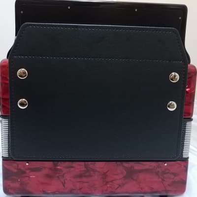 Hohner Xtreme Red EAD/MI Crown Accordion Acordeon +Hard Case, Bag, Straps, Shirt | Authorized Dealer image 10