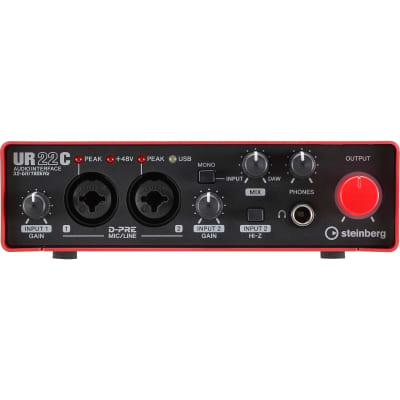 Steinberg UR22C RD 2-In / 2-Out USB 3.0 Type-C Audio Interface