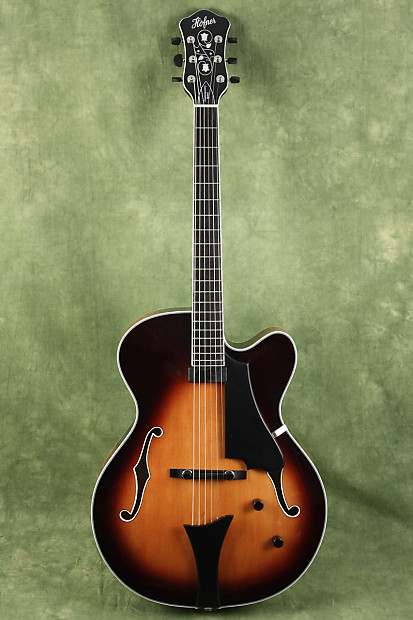 Hofner J17 SB Archtop Single pickup Jazz Guitar in Sunburst