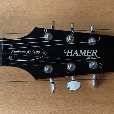 Hamer Sunburst  Arch Top Les Paul Double Cut Style Guitar Flame Maple image 14