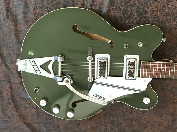 GRETSCH 6104 Green Rally 1968 | Reverb