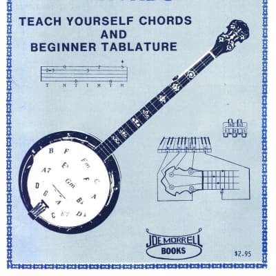 Easy Beginner 5 String  Banjo Chords Instruction Book: Teach Yourself Banjo for sale
