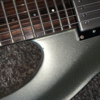 Dean Hardtail electric guitar  Silver sparkle image 10