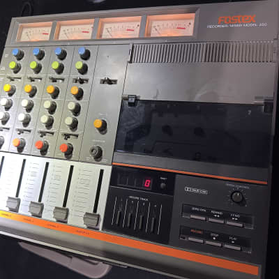 Fostex Model 250 4-Track Cassette Recorder / Mixer | Reverb