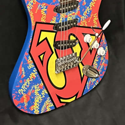 Unbranded Superman Stratocaster style image 5