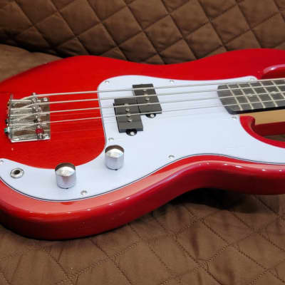 Jay Turser JTB-40-TR Series Solid P Style Body 3/4 Size Maple Neck 4-String Electric Bass Guitar image 15
