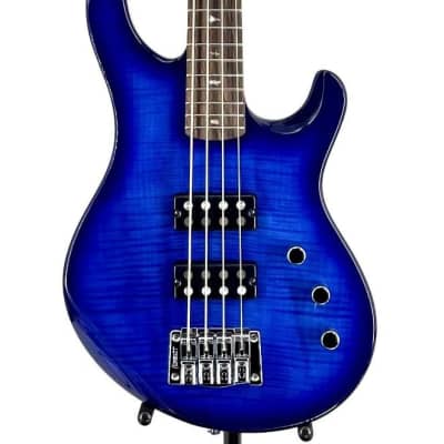 PRS SE Kingfisher 4 String Electric Bass Faded Blue Wrap Around Burst Ser#: D73686 for sale