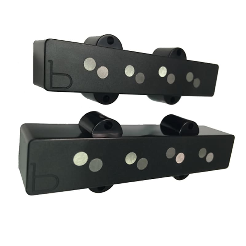 Bartolini B-Axis J44J-L/S Jazz Bass Pickup Set, Black | Reverb