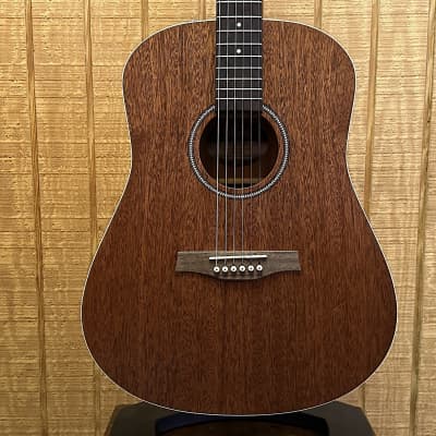 Seagull S6 Mahogany Cedar Acoustic Guitar w/ Hard Shell Case | Reverb