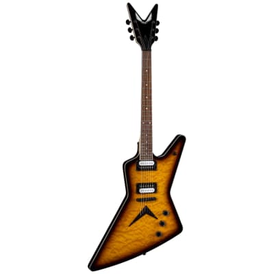 DEAN ZX Quilt Maple electric GUITAR Trans Brazilia - Bolt-on - NEW w/ Tuner + Strap image 2