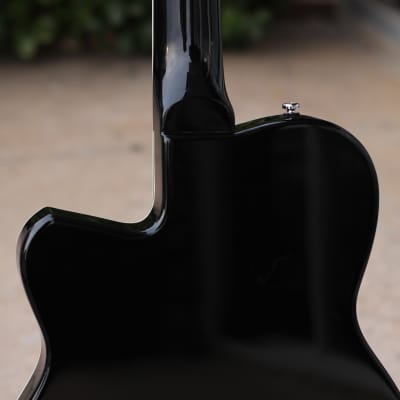 Reverend Dub King  Electric Bass in Midnight Black image 12