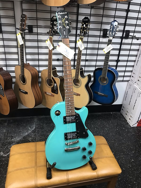 ギター Epiphone Les Paul Studio Turquoise Blue Epiphone Les Paul Studio - Turquoise | Sweetwater