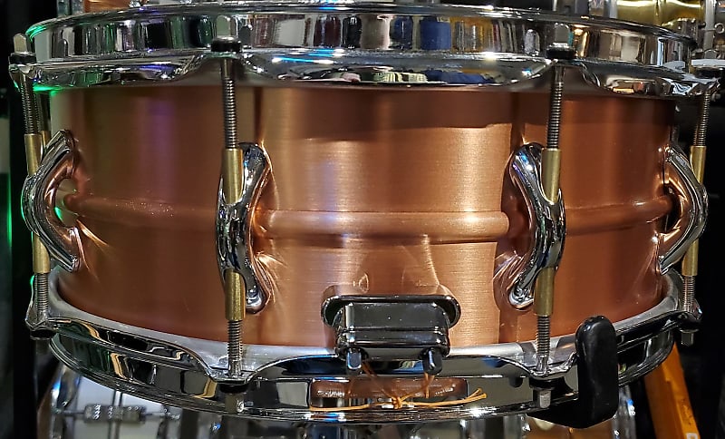 Pearl Sensitone Copper Beaded Seamless 5.5x14 Snare Drum