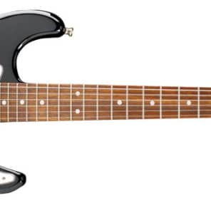 Jay Turser JT-30-BK 30 Series 3/4 Size Double Cutaway Maple Neck 6-String Electric Guitar - Black image 2