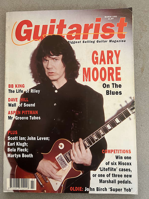 Guitarist Gary Moore Edition 1992 White | Reverb UK