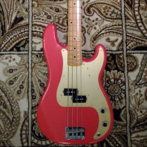 Fender Classic Series '50s Precision Bass 2013 Fiesta Red image 2