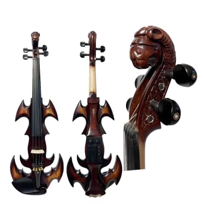 SONG 4/4 Full Size Electric Violin, E-Violin,Hand made,Hard wood body,Free case bow Cable for sale