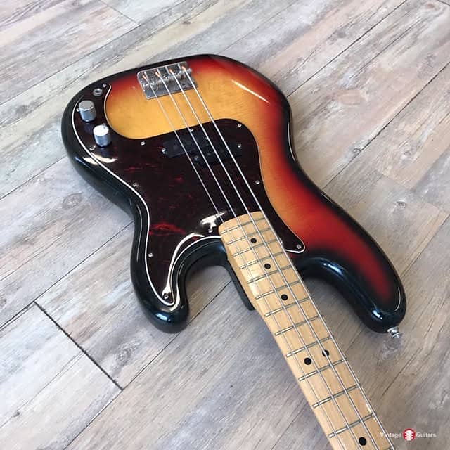 Aria pro II Precise Bass PB400 matsumoku 1977 sunburst | Reverb